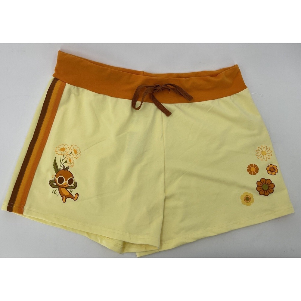 Orange Bird Groovy Garden 2023 Epcot Flower & Garden Shorts Disney XL NWT New - Picture 4 of 7